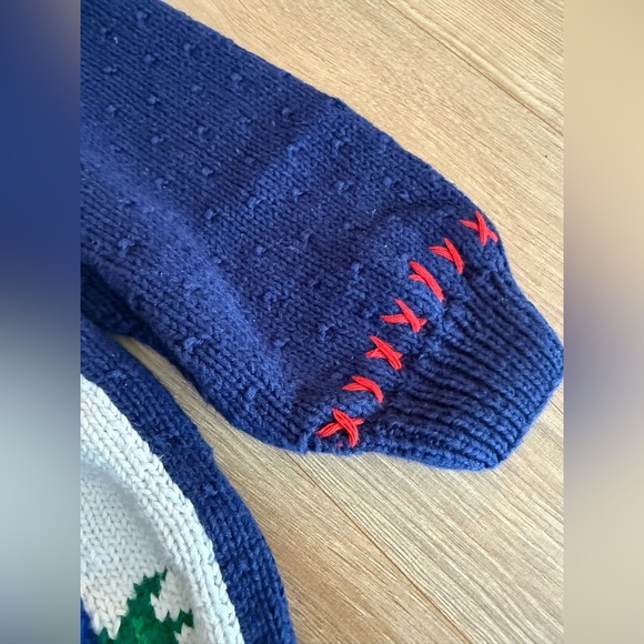 Hand Knit Christmas Sweater 3X Signatures by Northern Isles II - Picture 7 of 9